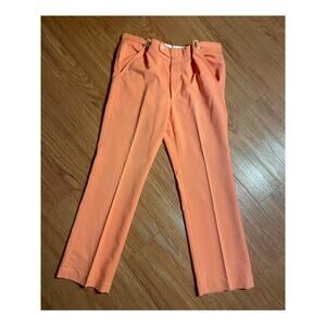 Vintage Men's CORBIN Golf Pants Orange 36 Made in USA John’s Island Preppy 1980s